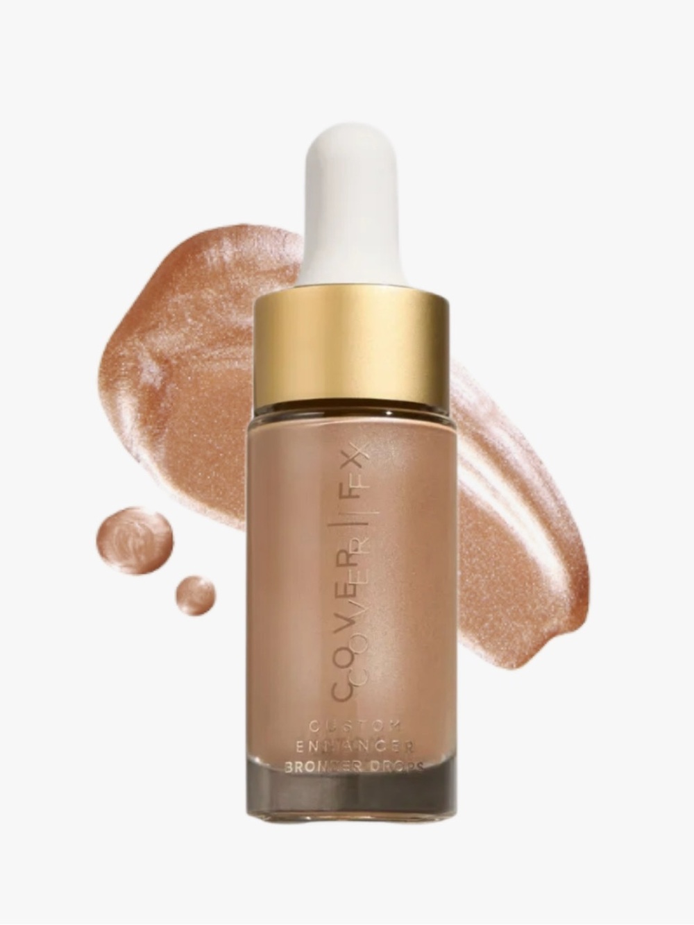 NEW COVER FX Custom Enhancer BRONZER Drops - SUNKISSED ROSE Bronze HighlighteR